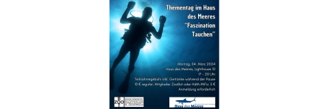 Thementag “Faszination Tauchen“ am 4. März im Haus des Meeres